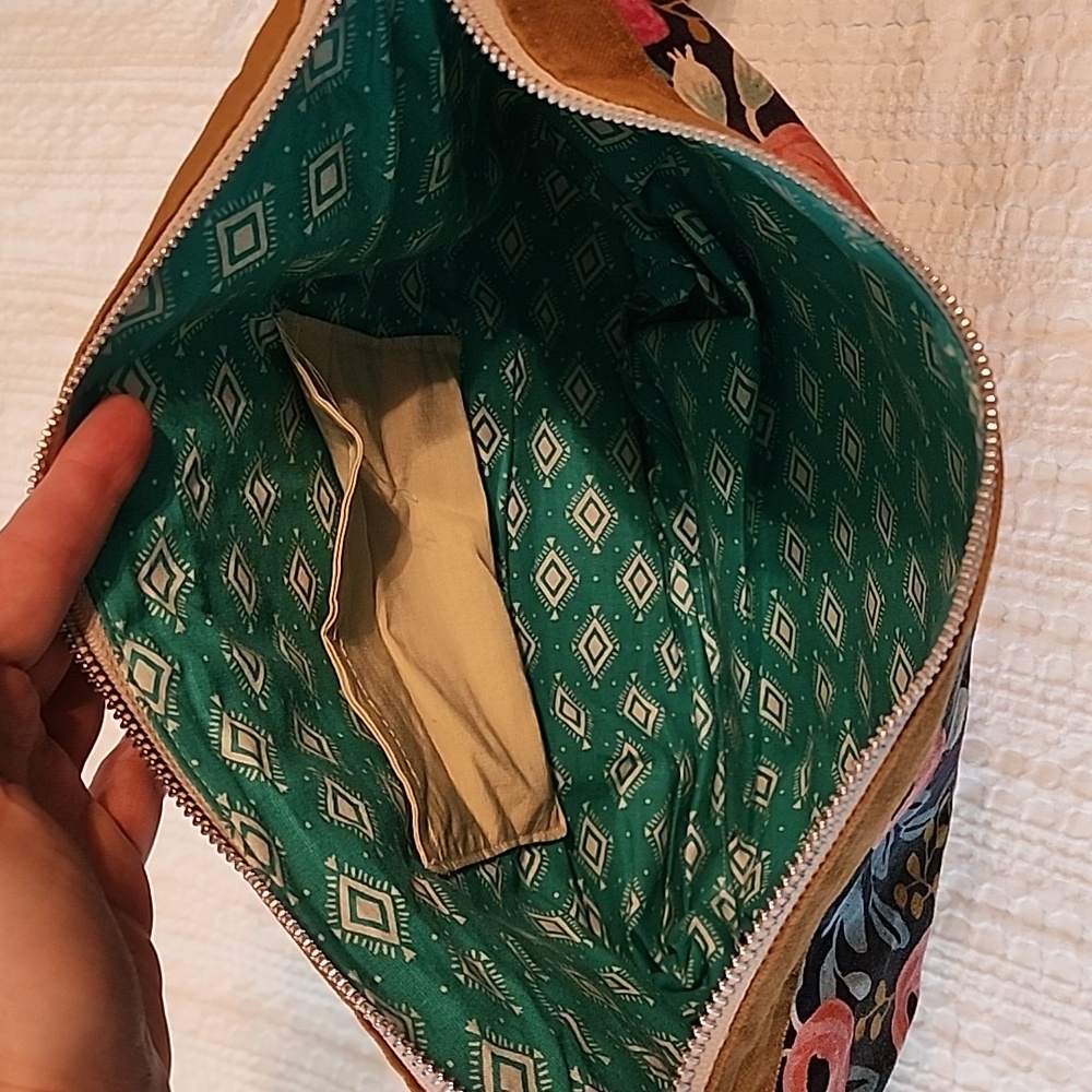 Floral Canvas Shoulder Bag - Picture 2 of 3